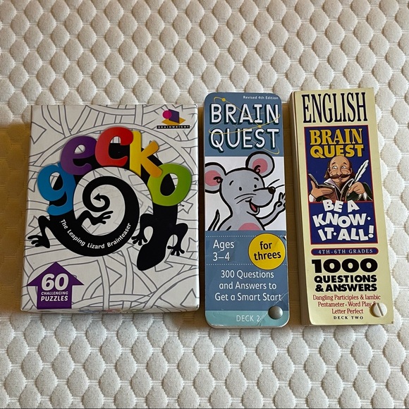 Collection of 3 Brain Games - Gecko & Brain Quest - Picture 2 of 9